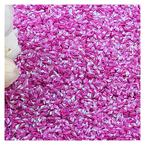 Pailletten for Basteln, 10 g, 4 mm, Pailletten, PVC, lose Diamant-Pailletten, Pailletten, Nähen, Hochzeitsbasteln(Rose Red) von GGFFJ
