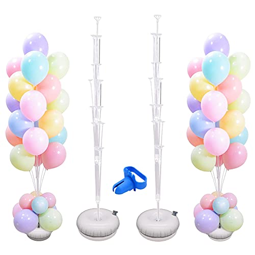 Ballonsäulenständer Kit Basis 2 Stück Sets 1.6 Meter Einstellbare Ballonbaum mit Wassergefüllte Basis Ballonturm Dekoration für Geburtstag Gartenparty Hochzeit Halloween Party Supplies Weihnachten Ballonsäulenständer Kit Basis 2 Stück Sets 1.6 Meter Einstellbare Ballonbaum mit Wassergefüllte Basis Ballonturm Dekoration für Geburtstag Gartenparty Hochzeit Halloween Party Supplies Weihnachten von GGOUPTY