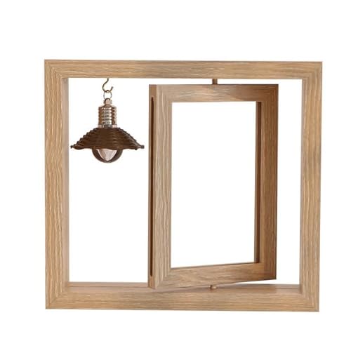 GGOUPTY Holz-Bilderrahmen, drehbar, 12,7 x 17,8 cm, doppelseitig, Tischaufsteller für Zuhause, Büro, Dekoration, Geschenk GGOUPTY Holz-Bilderrahmen, drehbar, 12,7 x 17,8 cm, doppelseitig, Tischaufsteller für Zuhause, Büro, Dekoration, Geschenk von GGOUPTY