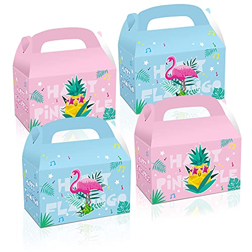 GGSELL 12 x Hawaii-Partytüten, Flamingo-Geschenktüten, Sommer-Papiertüten, Ananas-Party-Geschenktüten GGSELL 12 x Hawaii-Partytüten, Flamingo-Geschenktüten, Sommer-Papiertüten, Ananas-Party-Geschenktüten von GGSELL