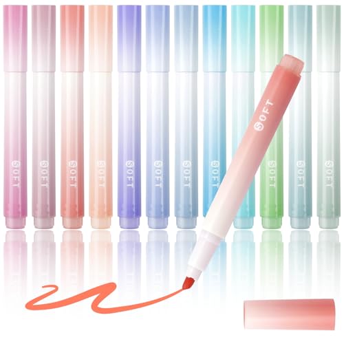 GGTTNRT 12 Stücke Textmarker Set Marker Stifte 12 Farben Pastell Textmarker Bibel Marker für Schulen, Büros, Studenten GGTTNRT 12 Stücke Textmarker Set Marker Stifte 12 Farben Pastell Textmarker Bibel Marker für Schulen, Büros, Studenten von GGTTNRT