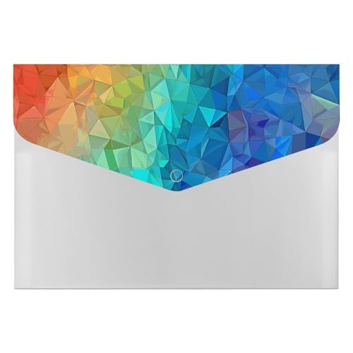 Akkordeon-Aktenordner, dreieckig, 6 Fächer, Dokumenten-Organizer, Fächermappe mit Etiketten, Reisedokumentenmappe, Kunststoff-Umschläge mit Schnappverschluss, 33 x 23 cm Akkordeon-Aktenordner, dreieckig, 6 Fächer, Dokumenten-Organizer, Fächermappe mit Etiketten, Reisedokumentenmappe, Kunststoff-Umschläge mit Schnappverschluss, 33 x 23 cm von GHENBLT