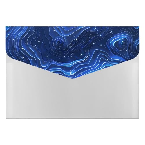 Akkordeon-Aktenordner mit 6 Fächern, Akkordeon-Ordner, Akkordeon-Ordner mit Etiketten, Reise-Dokumentenmappe, Kunststoff-Umschläge mit Schnappverschluss, 33 x 23 cm, Blau Akkordeon-Aktenordner mit 6 Fächern, Akkordeon-Ordner, Akkordeon-Ordner mit Etiketten, Reise-Dokumentenmappe, Kunststoff-Umschläge mit Schnappverschluss, 33 x 23 cm, Blau von GHENBLT