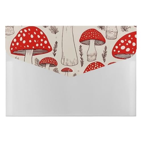 Akkordeon-Aktenordner mit 6 Fächern, Akkordeon-Ordner, Akkordeon-Ordner mit Etiketten, Reise-Dokumentenmappe, Kunststoff-Umschläge mit Schnappverschluss, 33 x 23 cm, Rot / Weiß Akkordeon-Aktenordner mit 6 Fächern, Akkordeon-Ordner, Akkordeon-Ordner mit Etiketten, Reise-Dokumentenmappe, Kunststoff-Umschläge mit Schnappverschluss, 33 x 23 cm, Rot / Weiß von GHENBLT