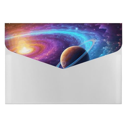 Akkordeon-Aktenordner mit Sonnensystem, 6 Fächern, Akkordeon-Ordner mit Etiketten, Reise-Dokumentenmappe, Kunststoff-Umschläge mit Schnappverschluss, 33 x 23 cm Akkordeon-Aktenordner mit Sonnensystem, 6 Fächern, Akkordeon-Ordner mit Etiketten, Reise-Dokumentenmappe, Kunststoff-Umschläge mit Schnappverschluss, 33 x 23 cm von GHENBLT
