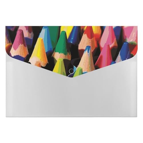 Crayons Akkordeon-Aktenordner, 6 Fächer, Dokumenten-Organizer, Fächermappe mit Etiketten, Reisedokumentenmappe, Kunststoff-Umschläge mit Schnappverschluss, 33 x 23 cm Crayons Akkordeon-Aktenordner, 6 Fächer, Dokumenten-Organizer, Fächermappe mit Etiketten, Reisedokumentenmappe, Kunststoff-Umschläge mit Schnappverschluss, 33 x 23 cm von GHENBLT