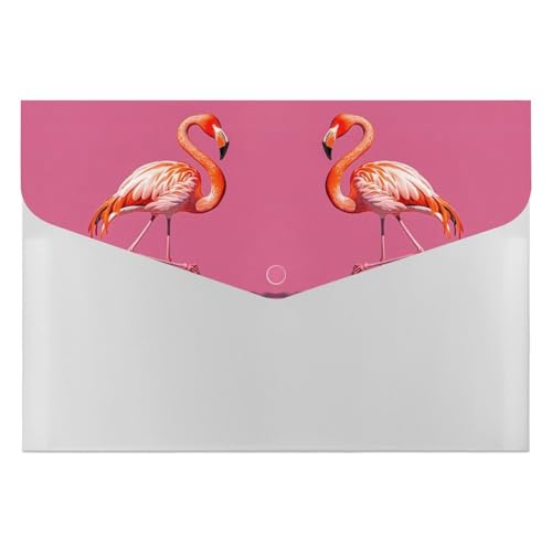 Flamingos Akkordeon-Aktenordner, 6 Fächer, Dokumenten-Organizer, Fächermappe mit Etiketten, Reisedokumentenmappen, Kunststoff-Umschläge mit Schnappverschluss, 33 x 23 cm Flamingos Akkordeon-Aktenordner, 6 Fächer, Dokumenten-Organizer, Fächermappe mit Etiketten, Reisedokumentenmappen, Kunststoff-Umschläge mit Schnappverschluss, 33 x 23 cm von GHENBLT