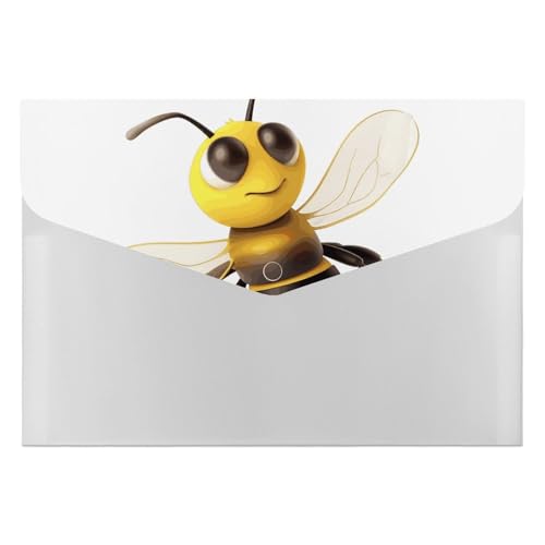 Honey Bee Akkordeon-Aktenordner mit 6 Fächern, Akkordeon-Ordner mit Etiketten, Reisedokumentenmappe, Kunststoff-Umschläge mit Schnappverschluss, 33 x 23 cm Honey Bee Akkordeon-Aktenordner mit 6 Fächern, Akkordeon-Ordner mit Etiketten, Reisedokumentenmappe, Kunststoff-Umschläge mit Schnappverschluss, 33 x 23 cm von GHENBLT