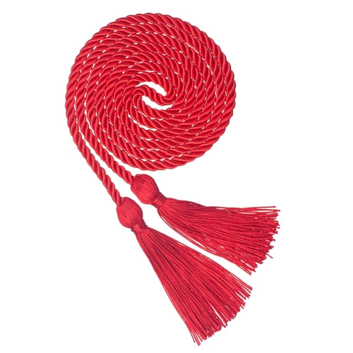 GHGMAO Graduation Honor Cord, Graduation Cords with Tassels for 2024 Grade Party Decorations, 172.7 cm Braided Honor Ropes for Graduation Students von GHGMAO