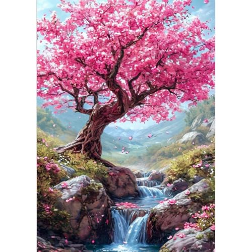 GHHKUD Baum des Lebens Diamond Painting für Erwachsene, 5D Diamant Painting Bilder für Erwachsene Anfänger, DIY Diamond Art Painting Set, Full Drill Diamant Malerei für Dekoration 30x40 CM von GHHKUD