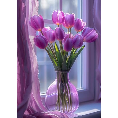 GHHKUD Blumen Diamond Painting für Erwachsene, 5D DIY Diamant Painting Bilder für Erwachsene Anfänger, Diamond Art Painting Set, Full Drill Diamant Malerei für Dekoration 30x40 cm GHHKUD Blumen Diamond Painting für Erwachsene, 5D DIY Diamant Painting Bilder für Erwachsene Anfänger, Diamond Art Painting Set, Full Drill Diamant Malerei für Dekoration 30x40 cm von GHHKUD