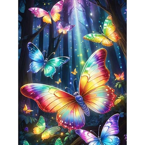 GHHKUD Diamond Painting für Erwachsene, Schmetterling 5D DIY Diamant Painting Bilder für Erwachsene Anfänger, Diamond Painting Set, Full Drill Diamant Malerei für Haus Dekoration 30x40 cm GHHKUD Diamond Painting für Erwachsene, Schmetterling 5D DIY Diamant Painting Bilder für Erwachsene Anfänger, Diamond Painting Set, Full Drill Diamant Malerei für Haus Dekoration 30x40 cm von GHHKUD