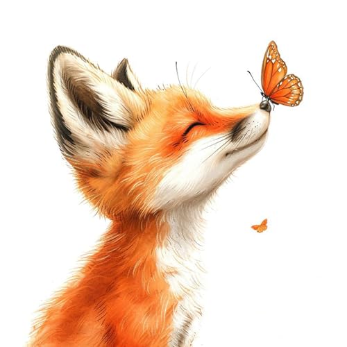GHHKUD Fuchs Diamond Painting für Erwachsene, 5D DIY Tiere Diamant Painting Bilder für Erwachsene Anfänger, Diamond Art Painting Set, Full Drill Diamant Malerei für Dekoration 30x30 cm GHHKUD Fuchs Diamond Painting für Erwachsene, 5D DIY Tiere Diamant Painting Bilder für Erwachsene Anfänger, Diamond Art Painting Set, Full Drill Diamant Malerei für Dekoration 30x30 cm von GHHKUD
