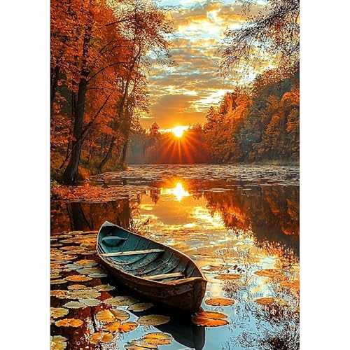 GHHKUD Herbst Diamond Painting Set für Erwachsene, Landschaft 5D Diamant Painting Bilder für Erwachsene Anfänger, DIY Full Drill Diamant Malerei Bilder für Dekoration 30x40 CM GHHKUD Herbst Diamond Painting Set für Erwachsene, Landschaft 5D Diamant Painting Bilder für Erwachsene Anfänger, DIY Full Drill Diamant Malerei Bilder für Dekoration 30x40 CM von GHHKUD