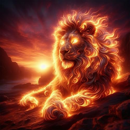 GHHKUD Löwe Diamond Painting für Erwachsene, Tiere 5D Diamant Painting Bilder für Erwachsene Anfänger, DIY Diamond Art Painting Set, Full Drill Diamant Malerei für Dekoration 30x30 CM GHHKUD Löwe Diamond Painting für Erwachsene, Tiere 5D Diamant Painting Bilder für Erwachsene Anfänger, DIY Diamond Art Painting Set, Full Drill Diamant Malerei für Dekoration 30x30 CM von GHHKUD