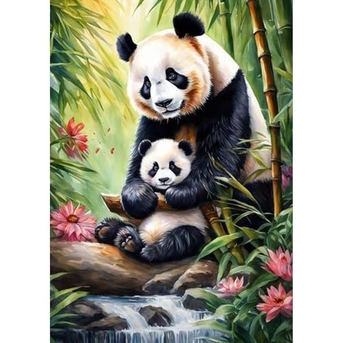GHHKUD Panda Diamond Painting für Erwachsene, Tiere 5D Diamant Painting Bilder für Erwachsene Anfänger, DIY Diamond Art Painting Set, Full Drill Diamant Malerei für Dekoration 30x40 CM GHHKUD Panda Diamond Painting für Erwachsene, Tiere 5D Diamant Painting Bilder für Erwachsene Anfänger, DIY Diamond Art Painting Set, Full Drill Diamant Malerei für Dekoration 30x40 CM von GHHKUD