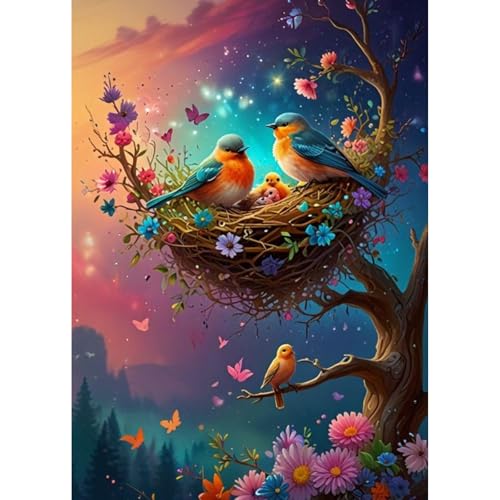 GHHKUD Vogel und Blume Diamond Painting für Erwachsene, 5D DIY Diamant Painting Bilder für Erwachsene Anfänger, Diamond Art Painting Set, Full Drill Diamant Malerei für Dekoration 30x40 cm GHHKUD Vogel und Blume Diamond Painting für Erwachsene, 5D DIY Diamant Painting Bilder für Erwachsene Anfänger, Diamond Art Painting Set, Full Drill Diamant Malerei für Dekoration 30x40 cm von GHHKUD