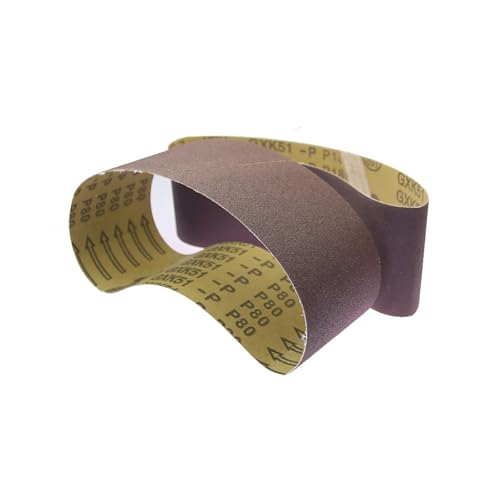 GHHZML Schleifband 1 Stück 533 x 75 mm Schleifband 21 x 3 Zoll Schleifband P40-P800 for Schleifen und Polieren von Holz und Weichmetall(P800) von GHHZML