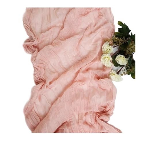 GHHZML Stuhl Deko Hochzeit 10 Stück Stuhlschärpen, rustikale Schleife, Stuhlbezug for Hochzeitsbankett, Party, Stuhldekoration, 90 x 180 cm(10PCS orange pink) von GHHZML