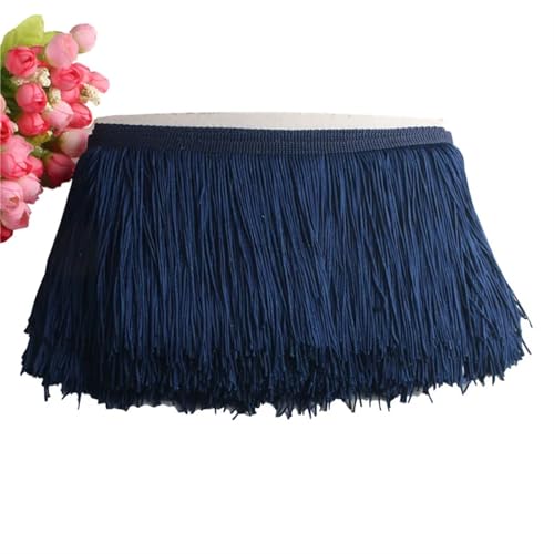 Quastenborte 1 Yard Spitzenfransenbesatz, 15 cm breit, Quastenfransenbesatz for DIY-Latin-Kleid, Bühnenkleidung, Zubehör, Spitzenband(123) von GHHZML