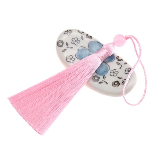 Quastenborte 5Pcs 7cm Mit Perlen Quaste Nähen Vorhänge Zubehör DIY Schlüsselbund Handy Straps Anhänger Fransen for Handwerk Schmuck Machen(Light pink,70mm 10PCS) von GHHZML