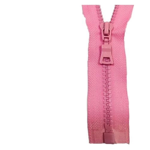 Reißverschluss 5# 3 Stück 30/40/55/60/70/80/90 cm offener automatischer Verschluss, bunter Kunststoff-Harz-Reißverschluss for Kleidung und Kleidungsstücke(Pink,40CM_5#) von GHHZML