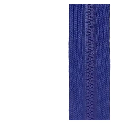 Reißverschluss 5# 3 Stück 30/40/55/60/70/80/90 cm offener automatischer Verschluss, bunter Kunststoff-Harz-Reißverschluss for Kleidung und Kleidungsstücke(Royal blue,70CM_5#) von GHHZML