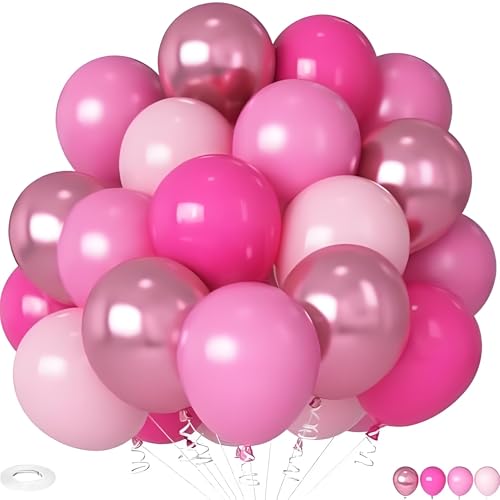 Luftballons Set Pastell Rosa - 12 Zoll Baby Rosa Luftballons, Dickes & Langlebiges Latex für Prinzessin Party Dekorationen, Geburtstagsdekorationen für Kinder, Perfekt für Babyparty & Party für Luftballons Set Pastell Rosa - 12 Zoll Baby Rosa Luftballons, Dickes & Langlebiges Latex für Prinzessin Party Dekorationen, Geburtstagsdekorationen für Kinder, Perfekt für Babyparty & Party für von GHKJOK