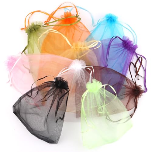 50 Stück Organzasäckchen 15X20cm, Organzabeutel, Organza Schmucksäckchen, Organza Säckchen, Gaze Säckchen, Farbe Organza Taschen mit Kordelzug, für Party, Festival Süßigkeiten, Schutz der Früchte 50 Stück Organzasäckchen 15X20cm, Organzabeutel, Organza Schmucksäckchen, Organza Säckchen, Gaze Säckchen, Farbe Organza Taschen mit Kordelzug, für Party, Festival Süßigkeiten, Schutz der Früchte von GHLAECM