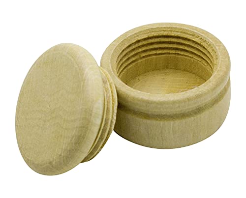 GICO Döschen aus Holz Buche Ø 4,4 cm neutral mit Schraubverschluß, Holzdose Natur,7002 GICO Döschen aus Holz Buche Ø 4,4 cm neutral mit Schraubverschluß, Holzdose Natur,7002 von GICO