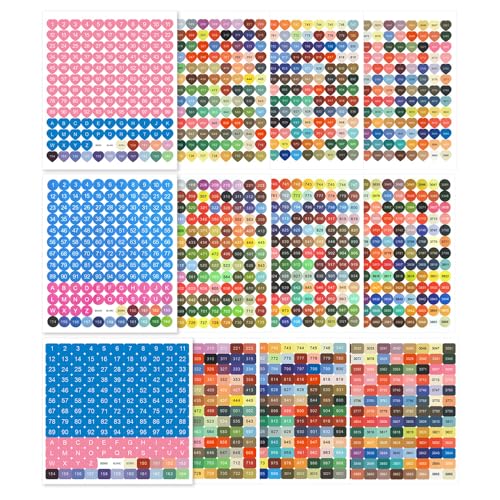 GIDWRIY 12 Stück Diamond Painting Aufkleber Nummern,Zahlenaufkleber Klein,Dosen Aufkleber Aufbewahrungsbox,Zahlen sticker Bunt,Painting Diamantmalerei-Etiketten,Selbstklebende Sticker für Sortieren GIDWRIY 12 Stück Diamond Painting Aufkleber Nummern,Zahlenaufkleber Klein,Dosen Aufkleber Aufbewahrungsbox,Zahlen sticker Bunt,Painting Diamantmalerei-Etiketten,Selbstklebende Sticker für Sortieren von GIDWRIY