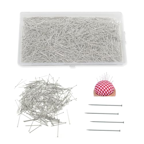 GIDWRIY 2000 Stück Stecknadeln Ohne Kopf 26 MM,NäHen Stecknadeln Zum Basteln,Kopfstifte Edelstahl,Sewing Pins Without Head,Kopfnadeln,Floristik Stecknadelns,Kopfstecknadeln für Handwerk Dekoration GIDWRIY 2000 Stück Stecknadeln Ohne Kopf 26 MM,NäHen Stecknadeln Zum Basteln,Kopfstifte Edelstahl,Sewing Pins Without Head,Kopfnadeln,Floristik Stecknadelns,Kopfstecknadeln für Handwerk Dekoration von GIDWRIY