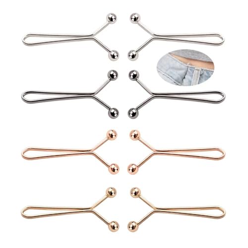 GIDWRIY 8 Stück Hosen Enger Machen Clip,Hosenverkleinerung,Waist Gap Clip,Hosenclip Taillenschnallen,Hosen Taillenspanner,Hose Verkleinern Clips,Knopfnadeln für Jeans Enger Machen Ohne Nähen GIDWRIY 8 Stück Hosen Enger Machen Clip,Hosenverkleinerung,Waist Gap Clip,Hosenclip Taillenschnallen,Hosen Taillenspanner,Hose Verkleinern Clips,Knopfnadeln für Jeans Enger Machen Ohne Nähen von GIDWRIY