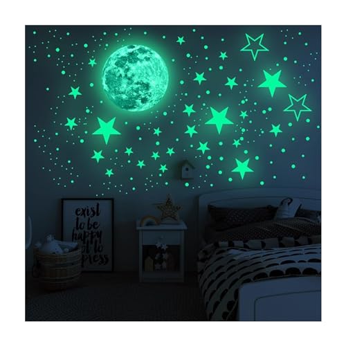 434 Stück Leuchtende Aufkleber,Sterne und Mond leuchten im Dunkeln Leuchtaufkleber,Leuchtsterne Fluoreszierend Wandaufkleber für Schlafzimmer,Kinderzimmer,Wohnzimmer 434 Stück Leuchtende Aufkleber,Sterne und Mond leuchten im Dunkeln Leuchtaufkleber,Leuchtsterne Fluoreszierend Wandaufkleber für Schlafzimmer,Kinderzimmer,Wohnzimmer von GIEEU