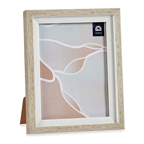 Bilderrahmen, Braun, Weiß, Holz, Kunststoff, 18,8 x 2 x 24 cm Bilderrahmen, Braun, Weiß, Holz, Kunststoff, 18,8 x 2 x 24 cm von GIFTDECOR