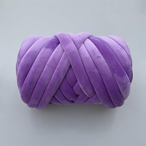 Chunky Yarn 1 kg handgestrickter gewebter Faden, Korbdecke, Teppiche, riesiges Garn, samtig, dick, super sperrig, klobiges Garn, DIY-Arm, handgestrickte Decke(I 1kg) von GIJMZY