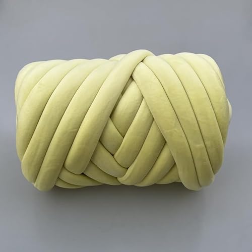 Chunky Yarn 1 kg handgestrickter gewebter Faden, Korbdecke, Teppiche, riesiges Garn, samtig, dick, super sperrig, klobiges Garn, DIY-Arm, handgestrickte Decke(O 1kg) von GIJMZY