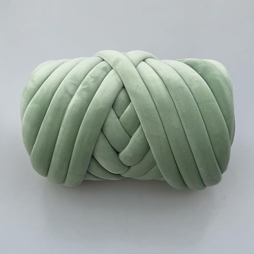 Chunky Yarn 1 kg handgestrickter gewebter Faden, Korbdecke, Teppiche, riesiges Garn, samtig, dick, super sperrig, klobiges Garn, DIY-Arm, handgestrickte Decke(Q 1kg) von GIJMZY