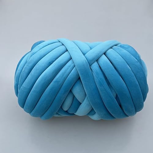 Chunky Yarn 1 kg handgestrickter gewebter Faden, Korbdecke, Teppiche, riesiges Garn, samtig, dick, super sperrig, klobiges Garn, DIY-Arm, handgestrickte Decke(U 1kg) von GIJMZY