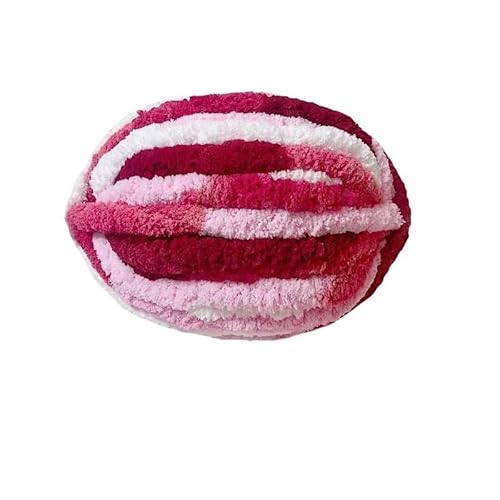 Chunky Yarn 250 G/Knäuel, DIY-Handstrick-Chenille-Garn For Schal-Kissen, Handgefertigte Häkelnadel-Linie, Dickes, Klobiges Riesengarn, Dickes Baumwollgarn(31-nihong) von GIJMZY
