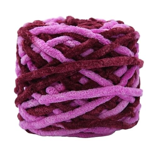 Chunky Yarn 500 G/Knäuel Chenille-Strickgarn, Weiches Eis, Streifenlinie, Baumwollgarn, DIY-Wollgarn For Handstricken Von Schals, Dickes Wollgarn(25) von GIJMZY