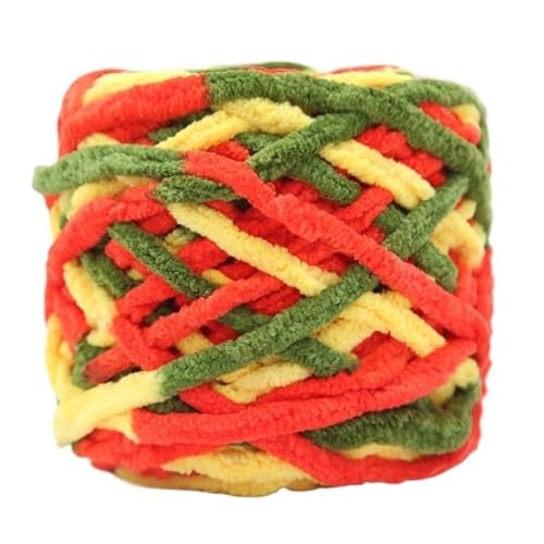 Chunky Yarn 500 G/Knäuel Chenille-Strickgarn, Weiches Eis, Streifenlinie, Baumwollgarn, DIY-Wollgarn For Handstricken Von Schals, Dickes Wollgarn(26) von GIJMZY