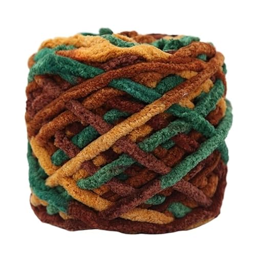 Chunky Yarn 500 G/Knäuel Chenille-Strickgarn, Weiches Eis, Streifenlinie, Baumwollgarn, DIY-Wollgarn For Handstricken Von Schals, Dickes Wollgarn(31) von GIJMZY