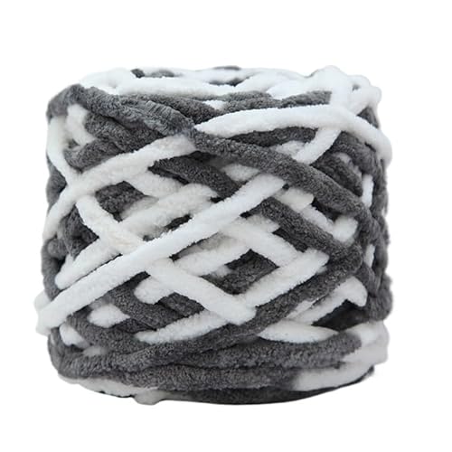 Chunky Yarn 500 G/Knäuel Chenille-Strickgarn, Weiches Eis, Streifenlinie, Baumwollgarn, DIY-Wollgarn For Handstricken Von Schals, Dickes Wollgarn(45) von GIJMZY