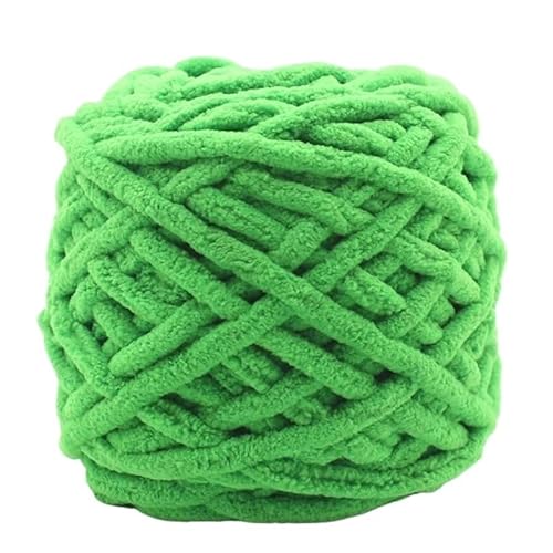 Chunky Yarn 500 G Chenille-Garn, Polyester, Veganes Grobes Garn, Jumbo-Garn, Strickmaterialien For Stricken Von Schals, Decken(08 fruit Green) von GIJMZY