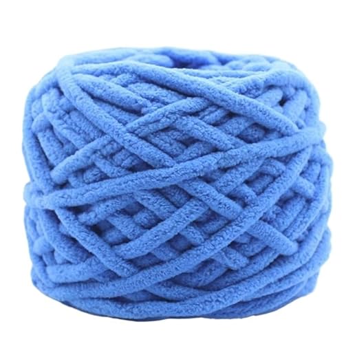 Chunky Yarn 500 G Chenille-Garn, Polyester, Veganes Grobes Garn, Jumbo-Garn, Strickmaterialien For Stricken Von Schals, Decken(18 sky blue) von GIJMZY