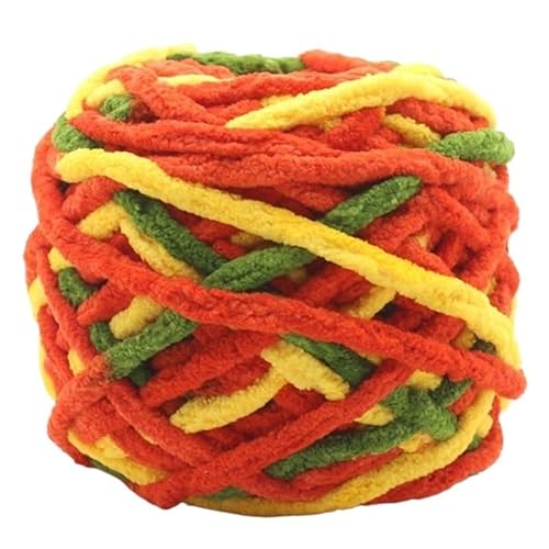 Chunky Yarn 500 G Chenille-Garn, Polyester, Veganes Grobes Garn, Jumbo-Garn, Strickmaterialien For Stricken Von Schals, Decken(26) von GIJMZY