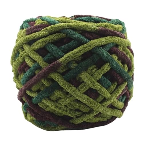 Chunky Yarn 500 G Chenille-Garn, Polyester, Veganes Grobes Garn, Jumbo-Garn, Strickmaterialien For Stricken Von Schals, Decken(27) von GIJMZY