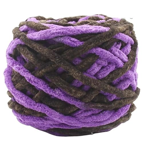 Chunky Yarn 500 G Chenille-Garn, Polyester, Veganes Grobes Garn, Jumbo-Garn, Strickmaterialien For Stricken Von Schals, Decken(40) von GIJMZY