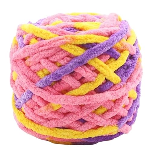 Chunky Yarn 500 G Chenille-Garn, Polyester, Veganes Grobes Garn, Jumbo-Garn, Strickmaterialien For Stricken Von Schals, Decken(41) von GIJMZY